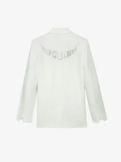 Besok Peace & Love Strass Blazer