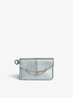 Borderline Pass Card Holder Preget Metallic