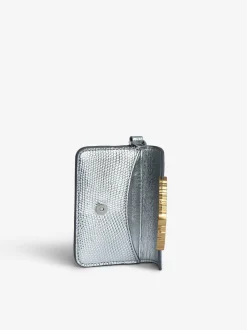 Borderline Pass Card Holder Preget Metallic