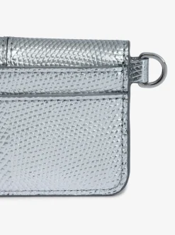 Borderline Pass Card Holder Preget Metallic