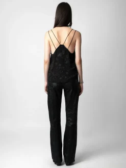 Camisole Capela Silk Rhinestones