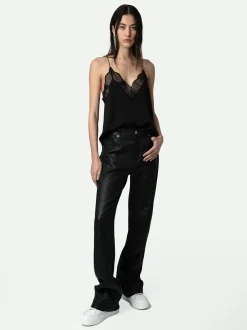 Christy Silk Jacquard Camisole