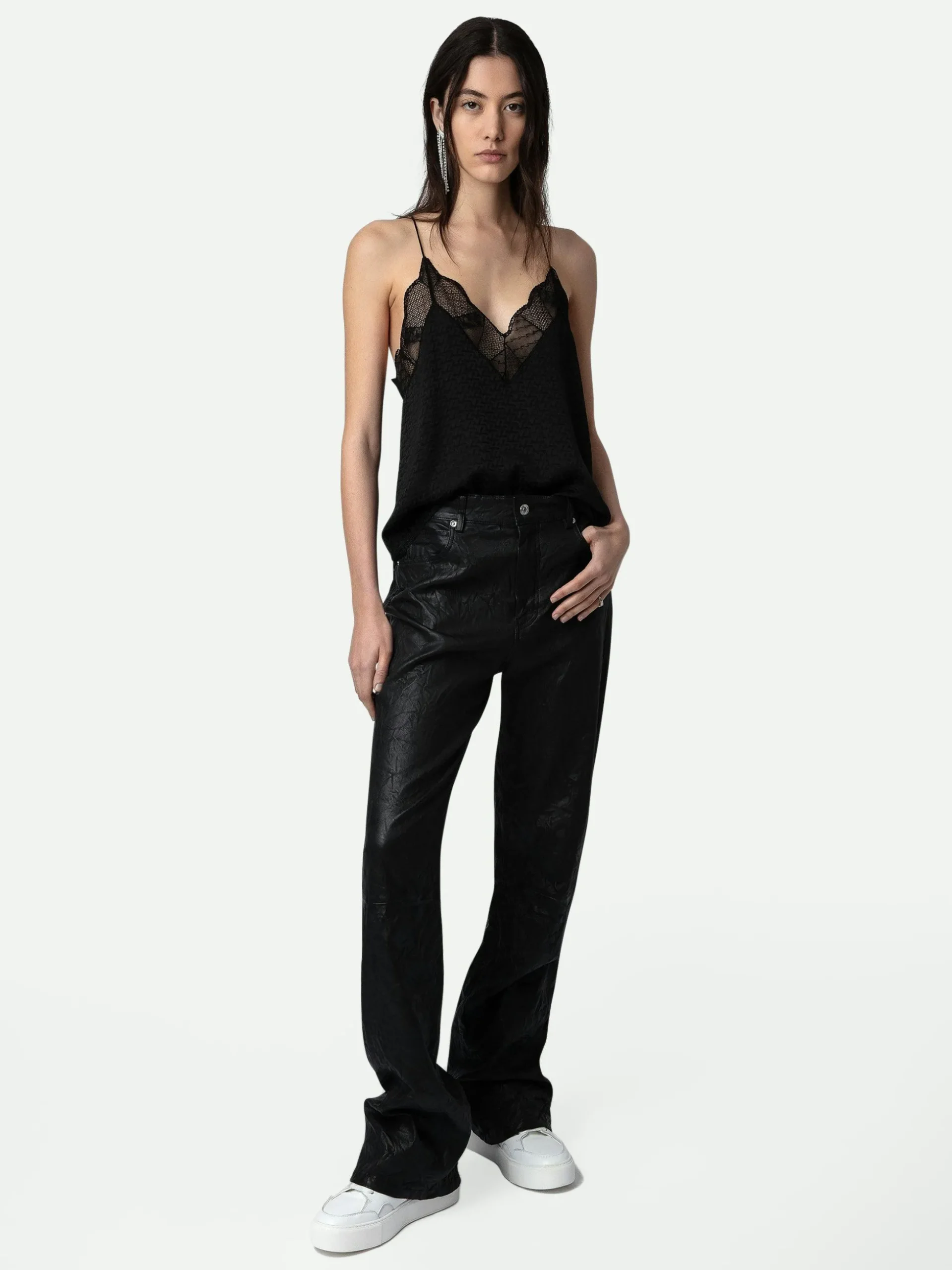 Christy Silk Jacquard Camisole