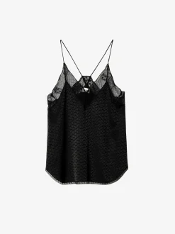 Christy Silk Jacquard Camisole