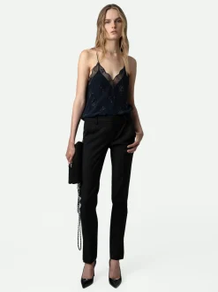 Christy Strass Silk Camisole