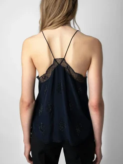 Christy Strass Silk Camisole