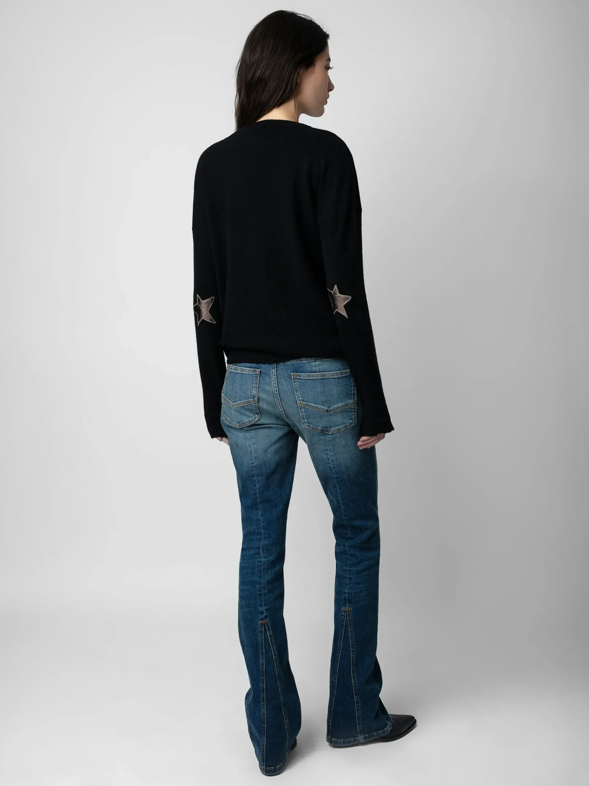 Cici Patch Genser 100% Cashmere