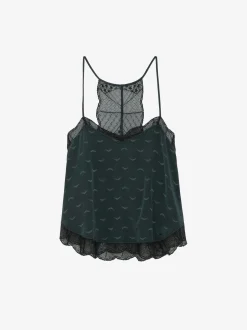 Claudy Silk Jacquard Camisole