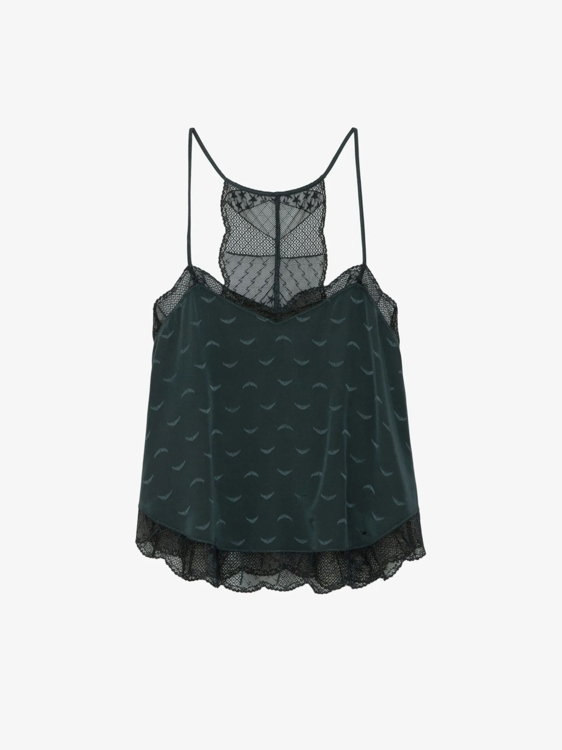 Claudy Silk Jacquard Camisole