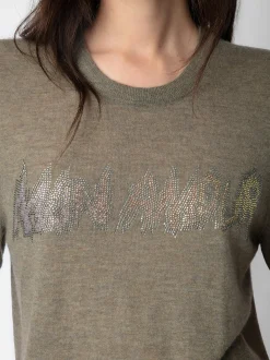 Ida Mon Amour Strass Genser 100% Cashmere
