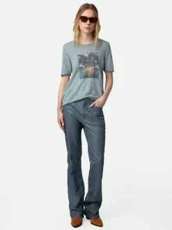 Ida Photoprint Genser 100% Cashmere