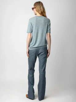 Ida Photoprint Genser 100% Cashmere
