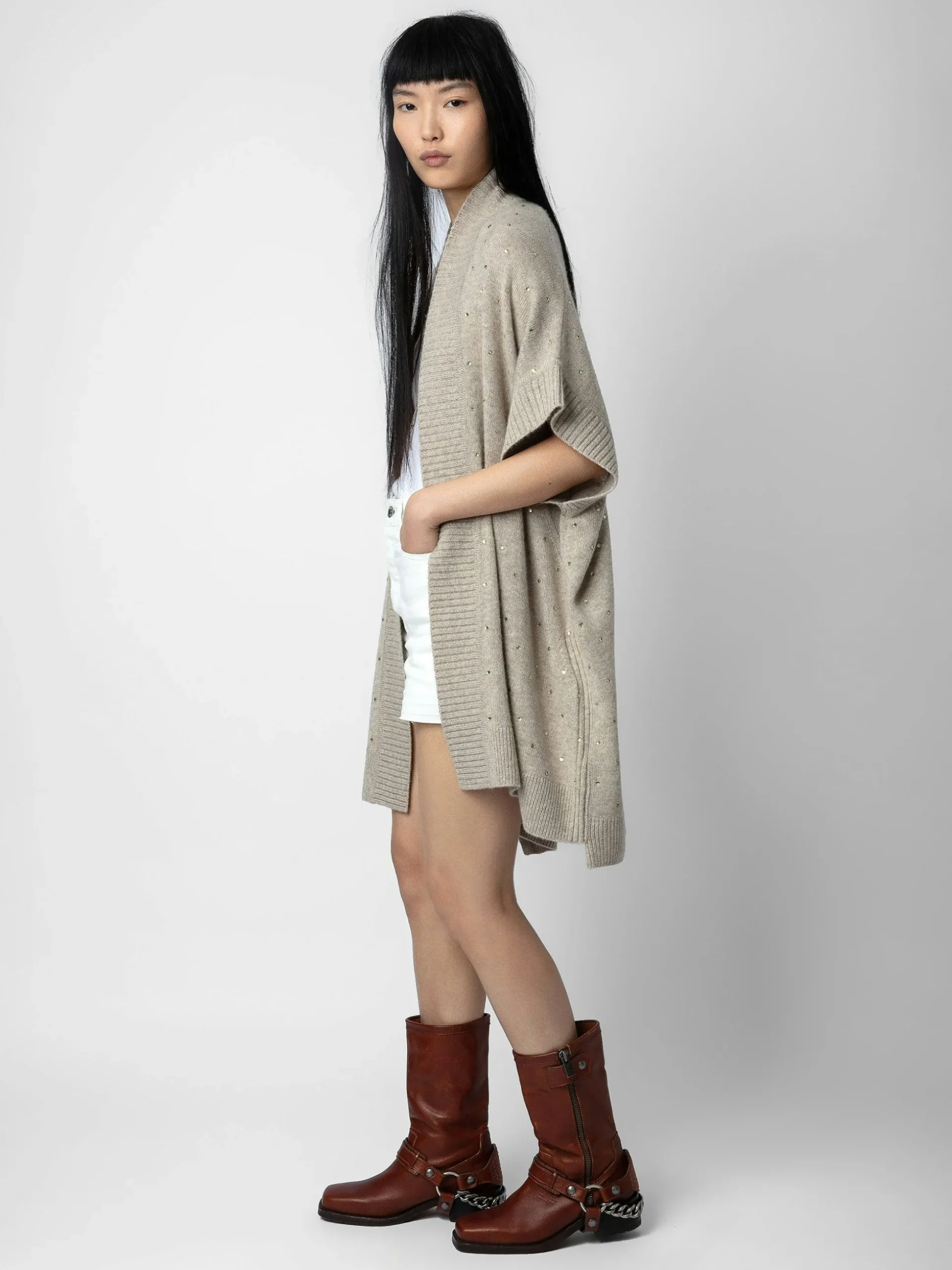 Indiany Cardigan 100% Cashmere