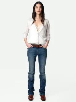 Jemmy Bijoux Cardigan I 100 % Merinoull