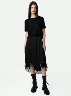 Joslin Jacquard Zv 3D-Skjørt