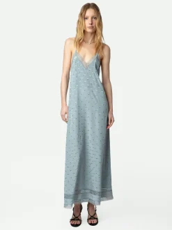 Reman Silk Jacquard Kjole