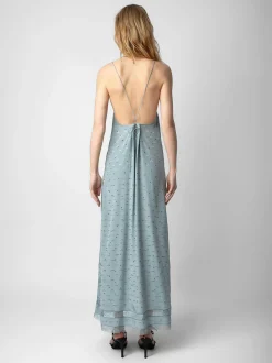 Reman Silk Jacquard Kjole