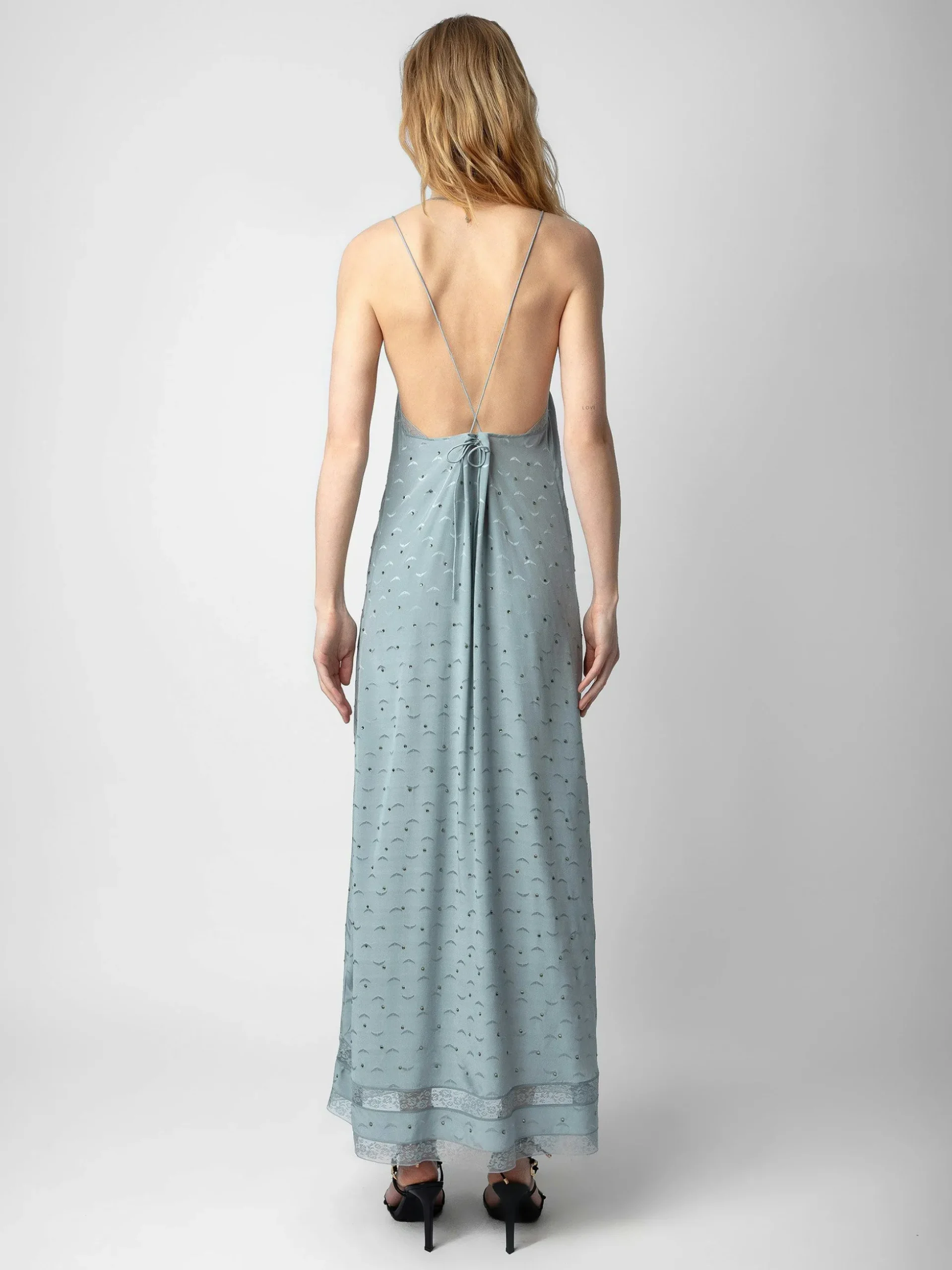 Reman Silk Jacquard Kjole