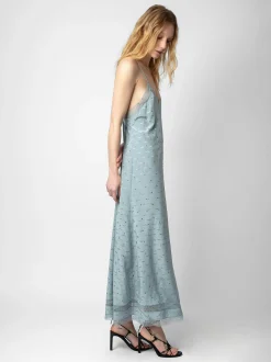 Reman Silk Jacquard Kjole