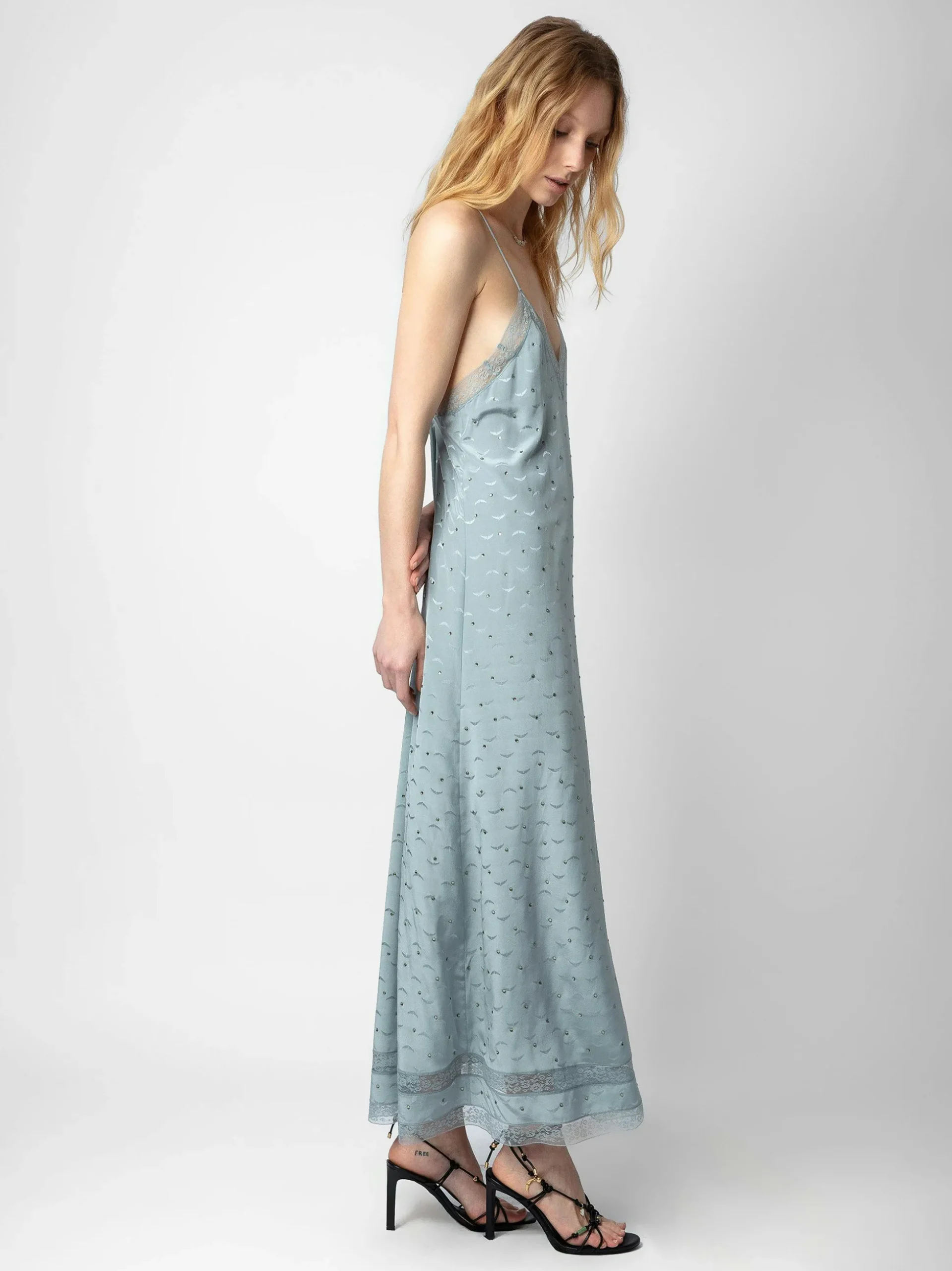 Reman Silk Jacquard Kjole