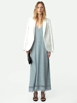 Reman Silk Jacquard Kjole