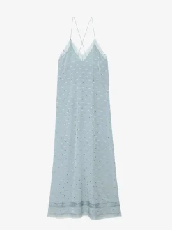 Reman Silk Jacquard Kjole