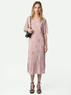 Rey Silk Jacquard Kjole