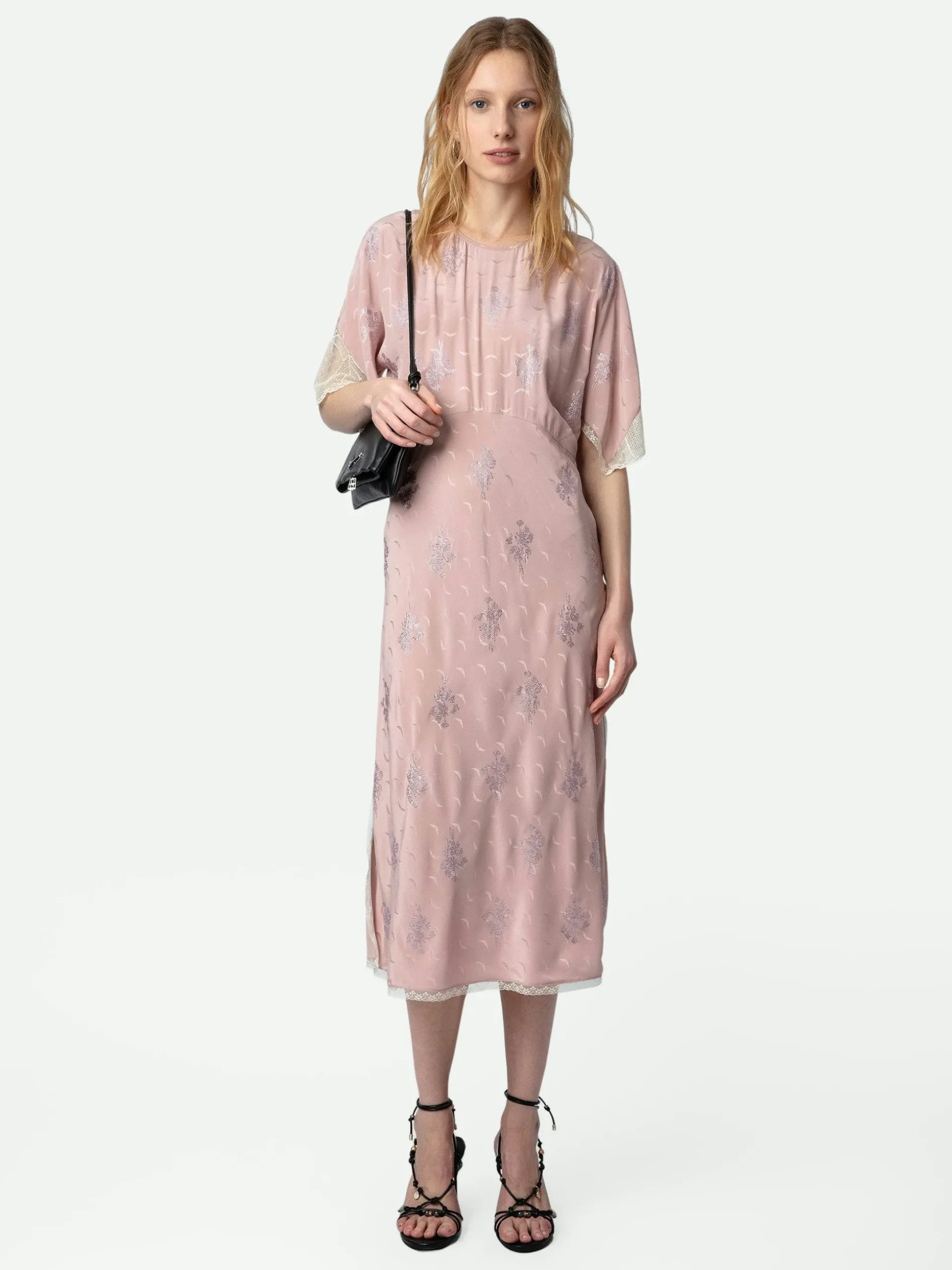 Rey Silk Jacquard Kjole