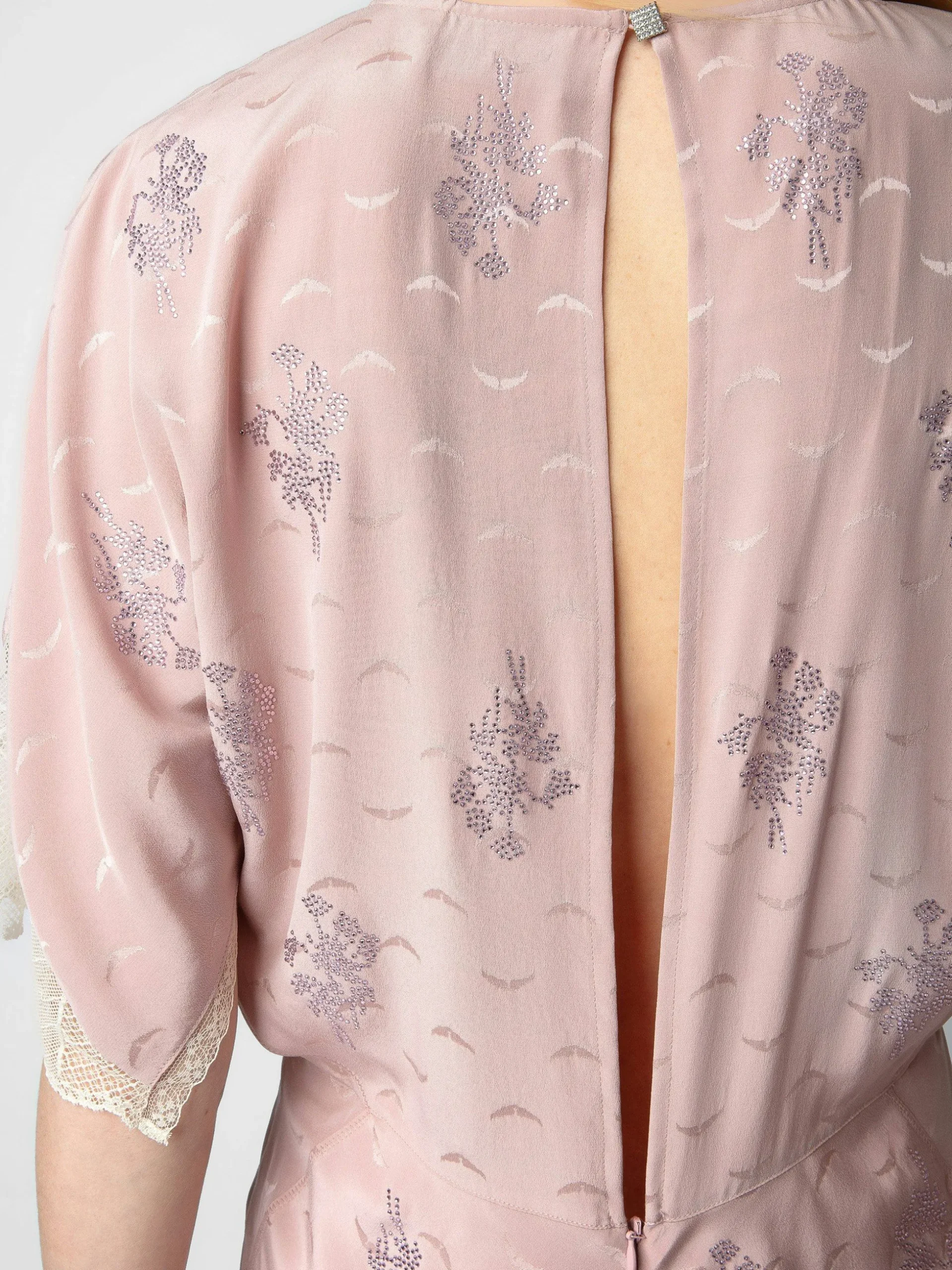Rey Silk Jacquard Kjole