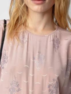 Rey Silk Jacquard Kjole