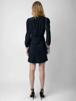 Rhodri Silk Jacquard Kjole