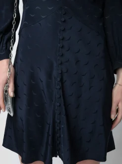 Rhodri Silk Jacquard Kjole