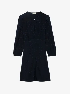 Rhodri Silk Jacquard Kjole