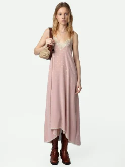Risty Silk Jacquard Kjole