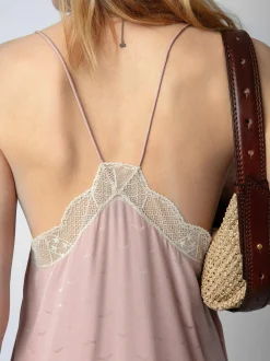 Risty Silk Jacquard Kjole