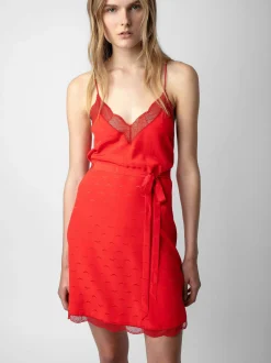 Ristyz Silk Jacquard Kjole