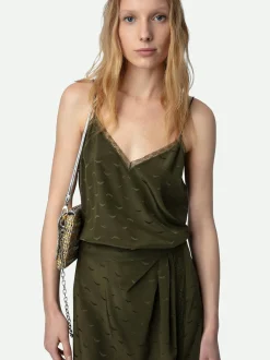 Rixi Silk Jacquard Kjole