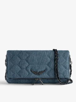 Rock Denim Glitter Quilted Veske