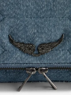 Rock Denim Glitter Quilted Veske