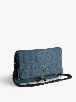Rock Denim Glitter Quilted Veske