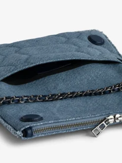 Rock Denim Glitter Quilted Veske