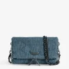 Rock Nano Denim Glitter Quilted Veske