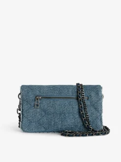 Rock Nano Denim Glitter Quilted Veske