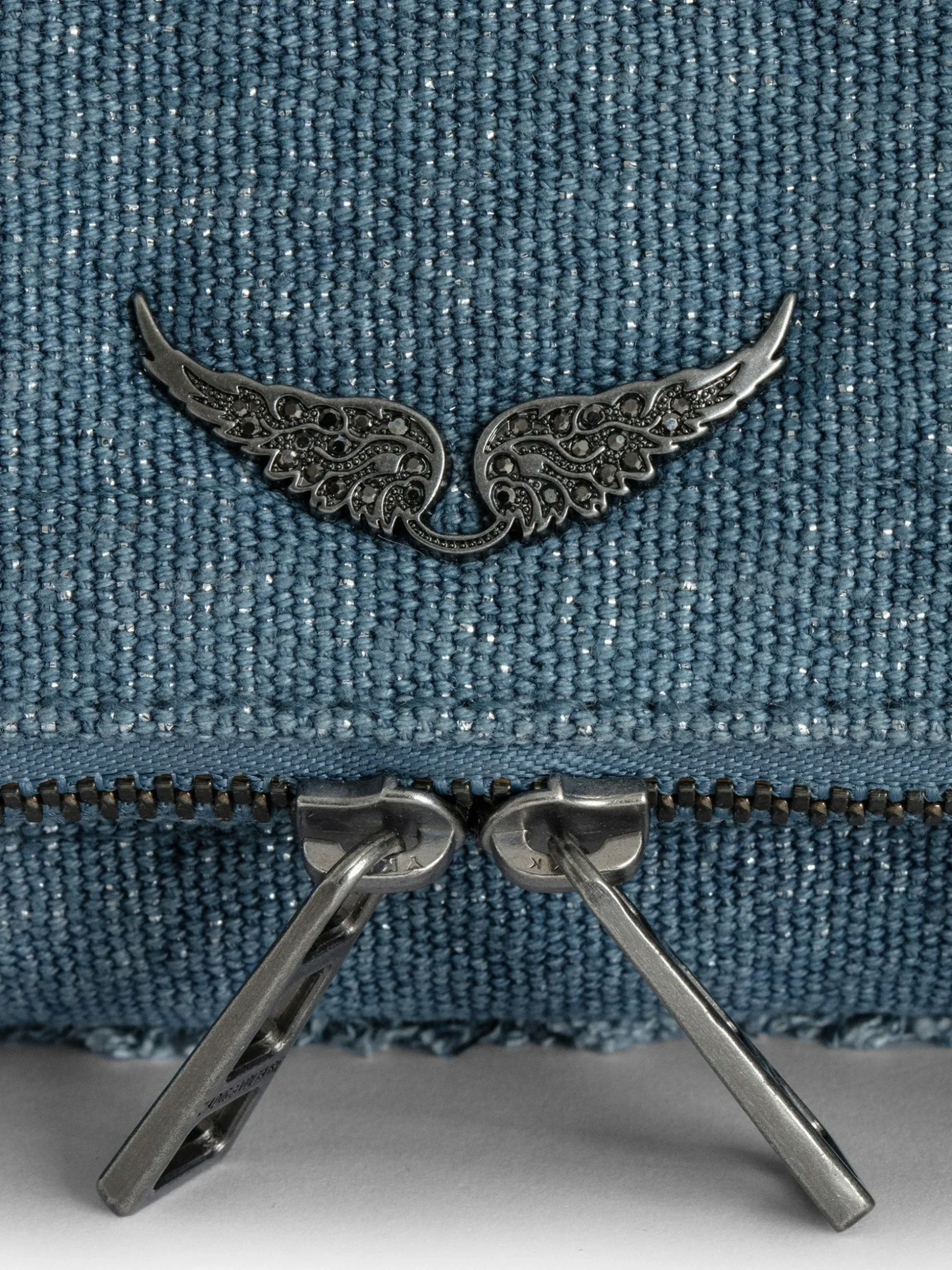 Rock Nano Denim Glitter Quilted Veske