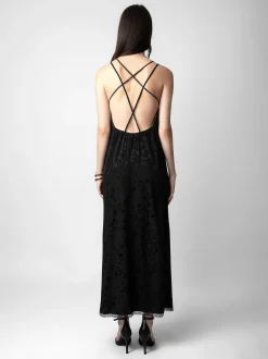 Rohal Silk Jacquard Kjole