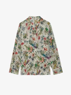 Tadeo Strass Silk Bluse
