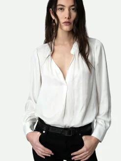 Tink Satin Bluse