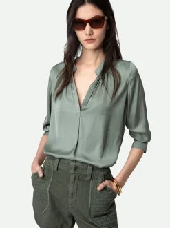 Tink Satin Bluse