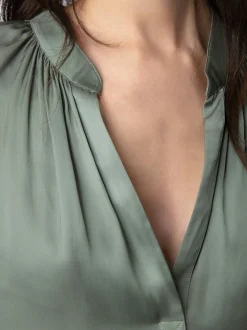 Tink Satin Bluse