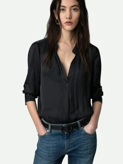 Tink Satin Bluse
